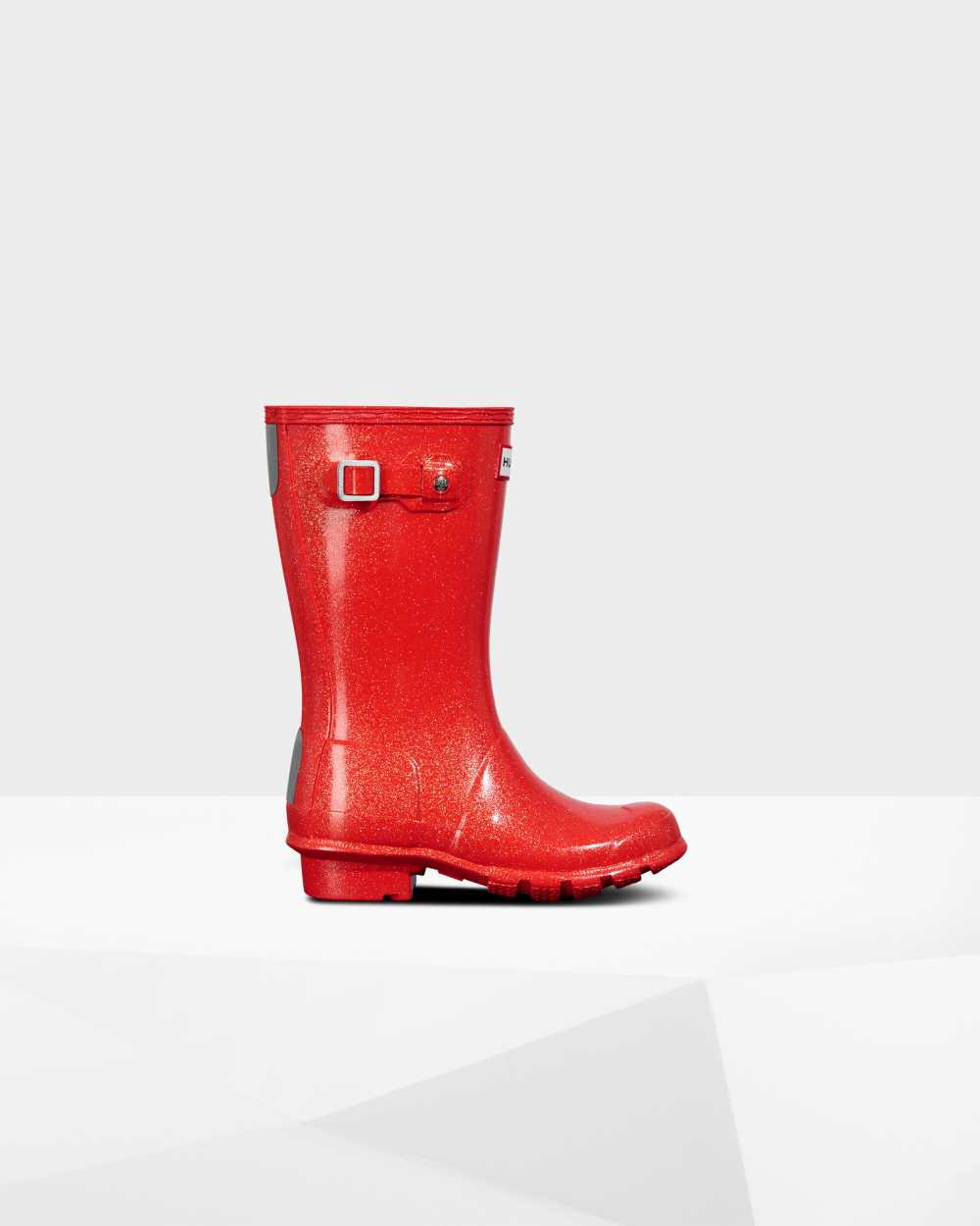 Kids Hunter Original Big Starcloud Rain Boots Red | WFAXUB-906